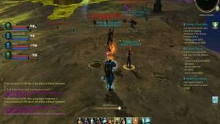 Aion Cleric Solo Healing 5 man PvP vs Mobs of Asmo! Part 1