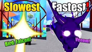  Slowest to Fastest Devil Fruits in Blox Fruits!