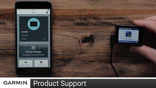 Support: Garmin Drive™ App Setup on an Apple Device with a Dash Cam™ 46/56/66W