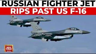 Russian Fighter Jet Engages In Reckless Dogfight With US F-16 Over Alaska Air Defense Zone