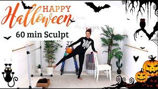 60 Min Total Body Sculpting Workout - Barlates Body Blitz Halloween Sculpt 2023 - Pumpkin workout