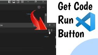 how to add run button in vs code | get run button in visual studio code