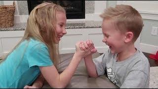 Bro vs Sis WRESTLING!