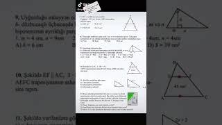 Riyaziyyat 8-ci sinif Ksq-8   Oxşarlıq