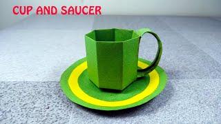 CUP AND SAUCER | Origami tutorial by Magic Folds