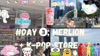 #day 3 in Singapore! Exploring Merlion + Kpop  store | best tourist attraction in Singapore