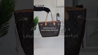 Spot a REAL Vs FAKE LV Neverfull #louisvuitton #neverfull #luxury #fashion