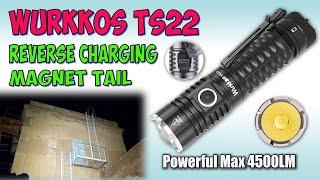 Wurkkos TS22 XHP70.2  Обзор, замеры, ночные тесты. Review, night tests.