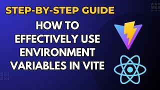 Using Environment Variables in VITE + React Project