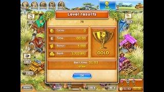 Farm Frenzy 3 only GOLD (level 78) playthrough Веселая ферма 3 (уровень 78) Золото