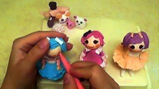 Куклы из мастики. Лепка. Лалалупси / How to make  lalaloopsy dolls