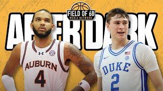 DUKE TAKES DOWN AUBURN! Creighton upsets Kansas! Jon Scheyer and Bruce Pearl LIVE!! | AFTER DARK