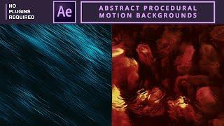 Abstract Procedural Motion Backgrounds in AE | After Effects Tutorial