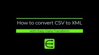 How to convert CSV to XML