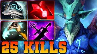 25 Kills Leshrac Dota 2 Mid  - Best Pro Gameplay Carry Support Build Guide 7.37 Offlane