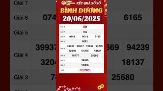 Xổ số Bình Dương ngày 20 tháng 6 - XSBD 20/6 #xsbd #xsmn