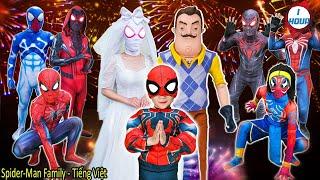 Siêu Nhân Nhện giải cứu cô dâu đang chạy trốn  - Tổng Hợp Video Hay Nhất|| Spider-Man Family