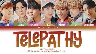 [ENG|PT-BR] BTS (방탄소년단) – Telepathy (잠시) (Color Coded Lyrics/Han/Rom)