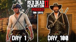 I Spent 100 Days in MODDED Red Dead Redemption 2... Here's What Happened