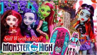 Is Monster High Gen 3 Still Going Strong? Jinafire & Garden Mysteries (ALL 3 Dolls) REVIEW!