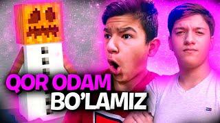 MINECRAFT ● QOR ODAM BO'LAMIZ ● O'ZBEKCHA O'YINLAR