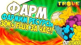 Trove ►ФАРМ РЕСУРСОВ◄ 30000+ FLUX за час!!![ФАРМ][#OutStender]