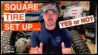 SQUARE TIRE SET UP Q & A