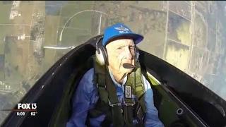 96-year-old WWII pilot takes flight again in Tampa