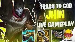 Trash Jhin Turns Into God Jhin! - Wild Rift HellsDevil Plus Gameplay