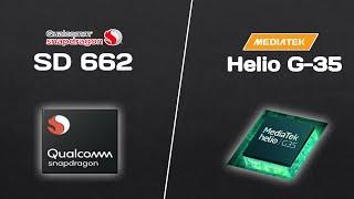 Qualcomm Snapdragon 662 vs MediaTek Helio G35   | Which Processor is Better  | Detailed Comparison