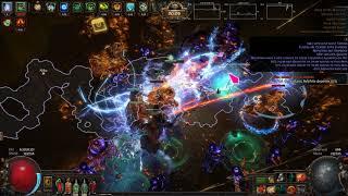 Path of Exile - Slave Driver T16 Clear Speed & Mapping Demo | Big DPS Summoner