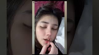 Hot Live TikTok Bigo susu montok empuk nafsuin nikmat diremas jepit gesek sampe crot di bibir pink 🩷