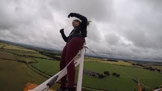 Katie's birthday wing-walk onboard video with AeroSuperBatics.