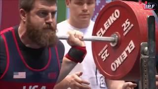 Garrett Blevins - 862.5kg 3rd Place 105kg - IPF World Classic Powerlifting Championships 2017