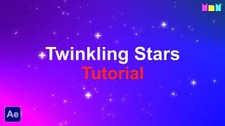 Twinkling Stars Background Animation in After Effects