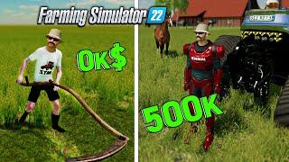 Выполняю челлендж на плоской земле Farming Simulator 22