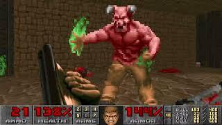 Doom Master Levels PARADOX.WAD (1995) UV Max Speedrun 3:55 100% Kills 100% Secrets