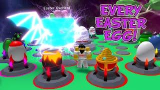 HOW TO UNLOCK EVERY EASTER EGG IN BUBBLE GUM SIMULATOR!