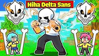 HIHA CHẾ TẠO THÀNH CÔNG BỘ GIÁP DELTA SANS CỰC MẠNH TRONG MINECRAFT*HIHA DELTA SANS 