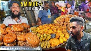 30/- Unlimited Jatt Indian Street Food | Machine G*n Burgers 100 Year Old Desi Ghee Hoshiarpuri Chat