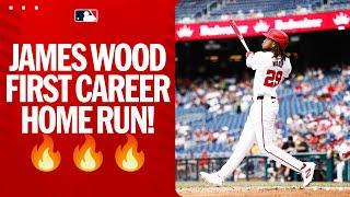 James Wood crushes his first career home run! 