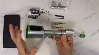 QUOYA Living- K1 Smart Euro Cylinder Door Lock- Setting up and adjusting the lock