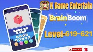 Brain Boom Level //619,620,621 All Levels Let's Play With @K Games Entertainment #brainboom