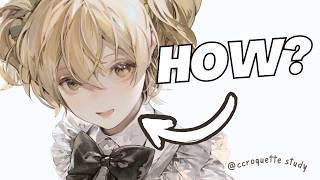 How to draw like this || ccroquette study 