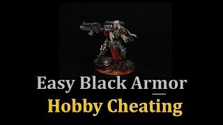 Hobby Cheating 268 - How to Paint Easy Black Armor with Oils