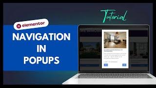 Navigation für Popups – Elementor off-canvas Tutorial