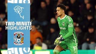 Derby County v Coventry City Highlights