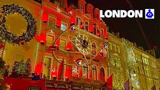 London Christmas Walk 2024  London’s WEST END Christmas Lights Tour | Central London Walking Tour