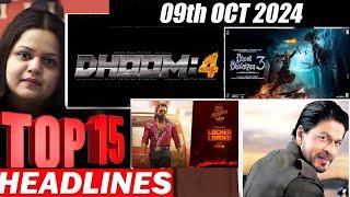 Top 15 Big News of Bollywood | 9th  OCTOBER 2024 | Salman Khan , Ramayana, Sunny Deol, Amir Khan