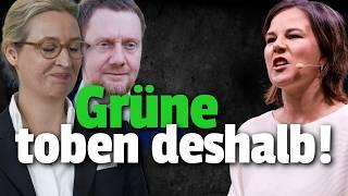 EILT: AfD und CDU Koalition in Sachsen? GRÜNE außer sich!